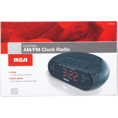 Large Display Alarm Clock with AM/FM Radio