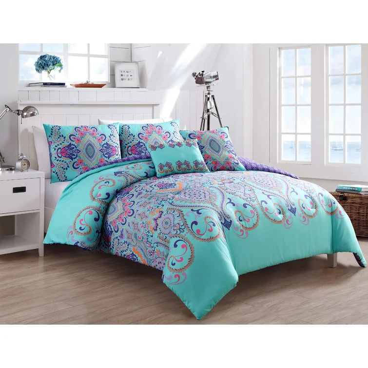 Decorative Comforter Set with Accent Pillow