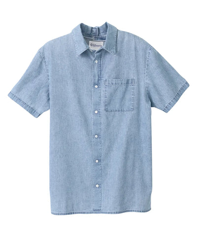 Men’s Open-Back Adaptive Short Sleeve Dress Shirt