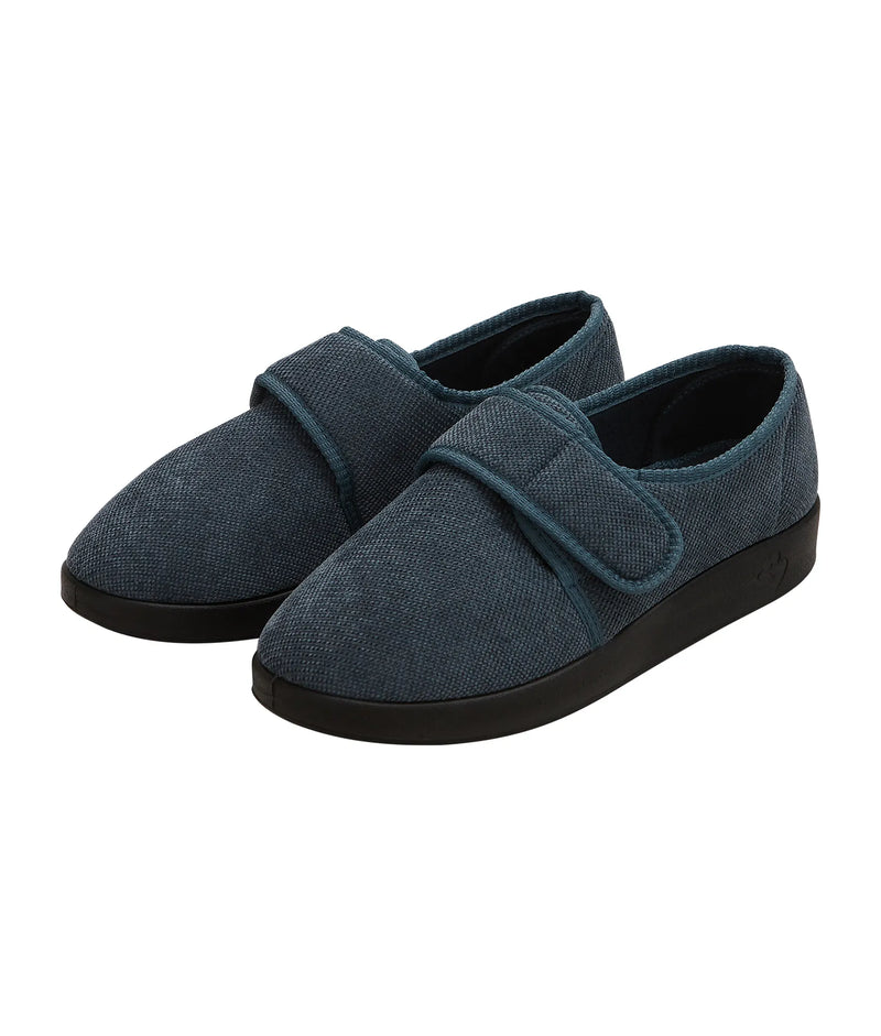Men’s Wide & Comfy Easy Closure Slippers for Seniors