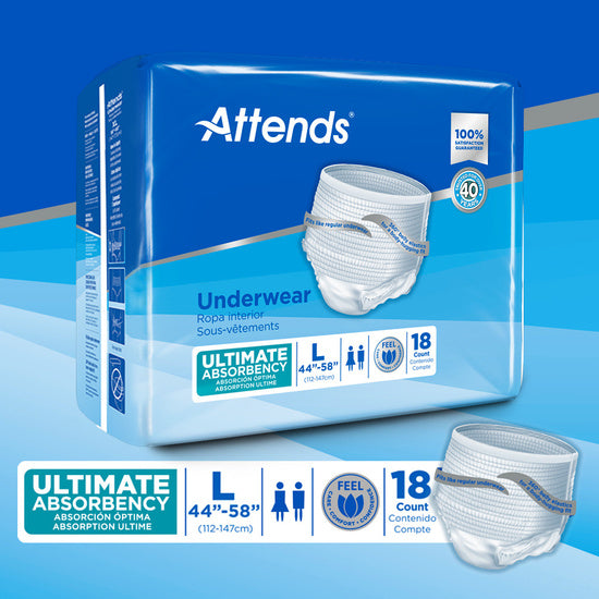 Attends Advanced Protective Underwear for Seniors